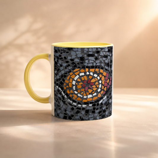 Eira Emperor Penguins Eye Ceramic Mug — Penguin Art Mug 11oz