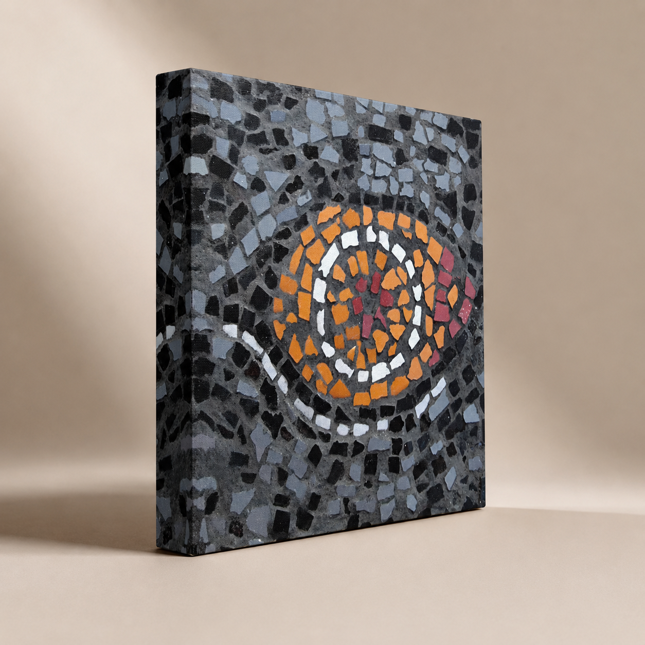 Eira Emperor Penguins Eye Canvas Print — Penguin Wall Art