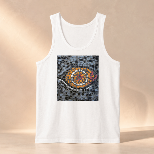 Eira Emperor Penguins Eye Unisex Jersey Tank Top | Penguin Art Tank
