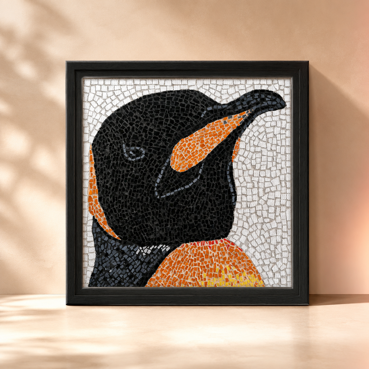 Emperor Aurelius Framed Canvas Print | Penguin Wall Art