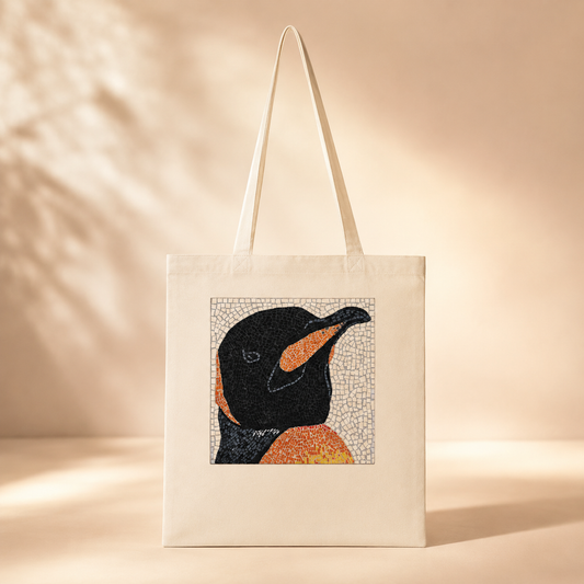 Emperor Aurelius Eco-Friendly Tote Bag – Penguin Art Cotton Tote