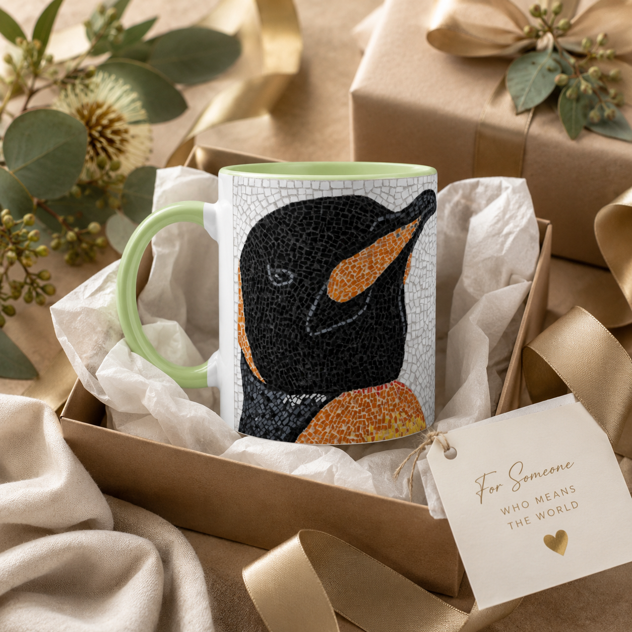 Emperor Aurelius Ceramic Mug 11oz | Penguin Art Mug