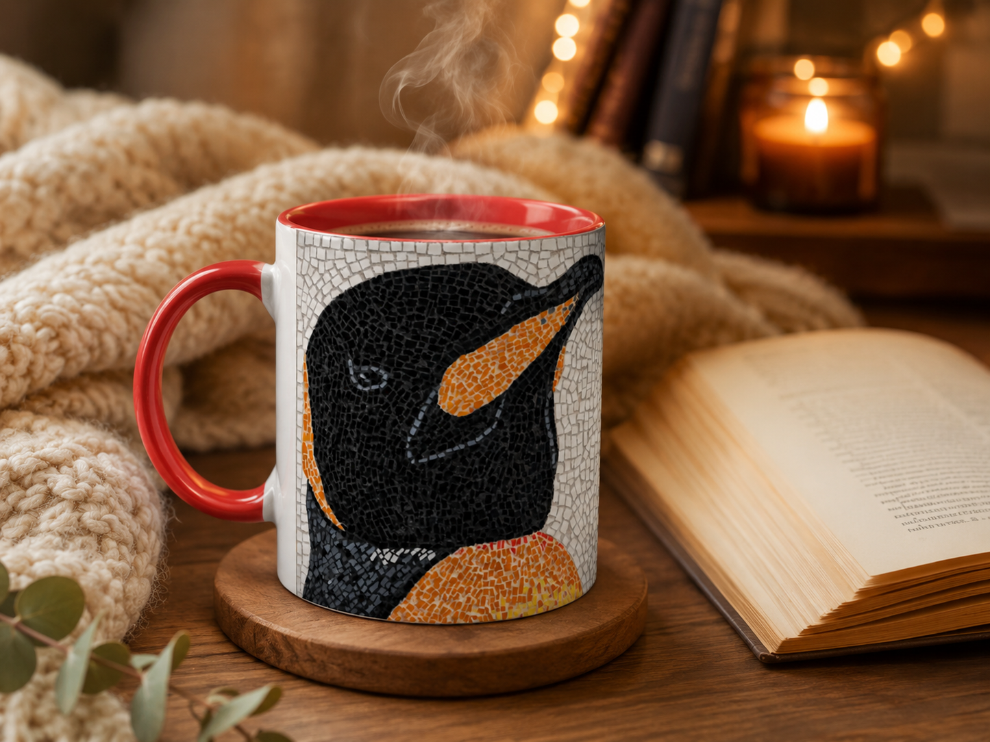 Emperor Aurelius Ceramic Mug 11oz | Penguin Art Mug