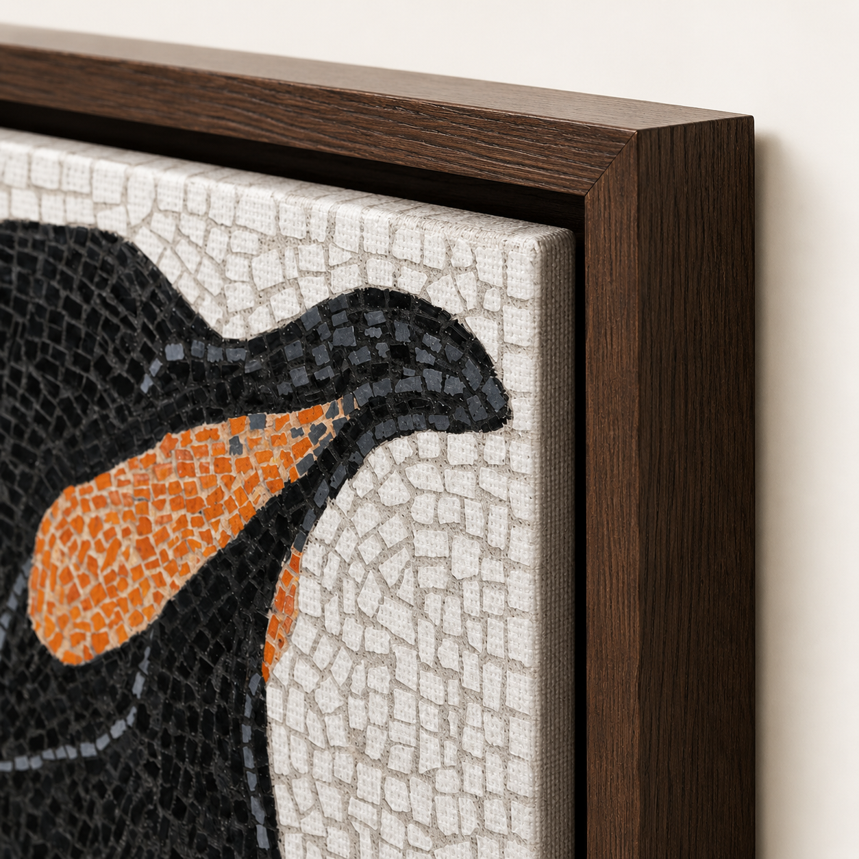 Emperor Aurelius Framed Canvas Print | Penguin Wall Art