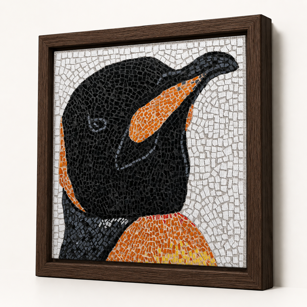 Emperor Aurelius Framed Canvas Print | Penguin Wall Art