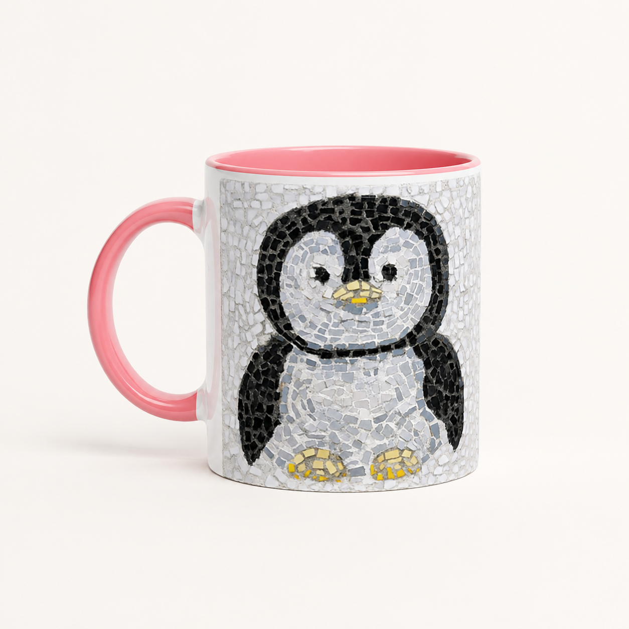 Emperor Pingu Ceramic Mug | Penguin Art Mug 11oz