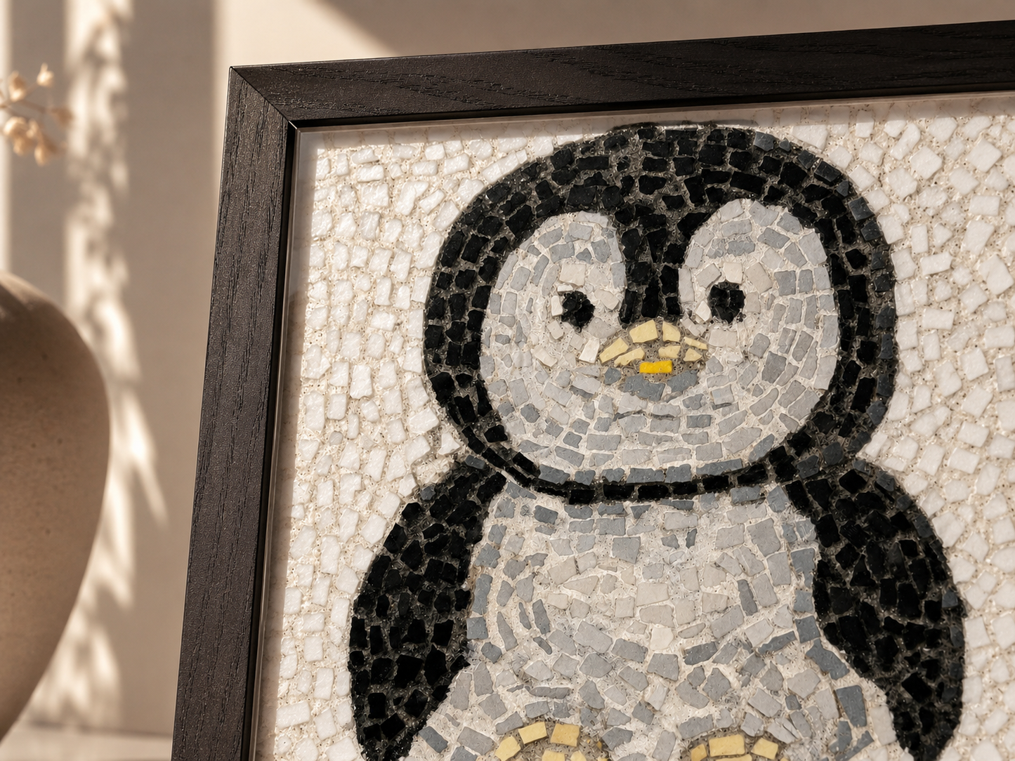 Emperor Pingu Framed Fine Art Poster | Penguin Wall Art