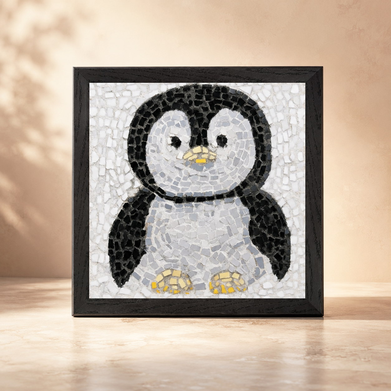 Emperor Pingu Framed Fine Art Poster | Penguin Wall Art