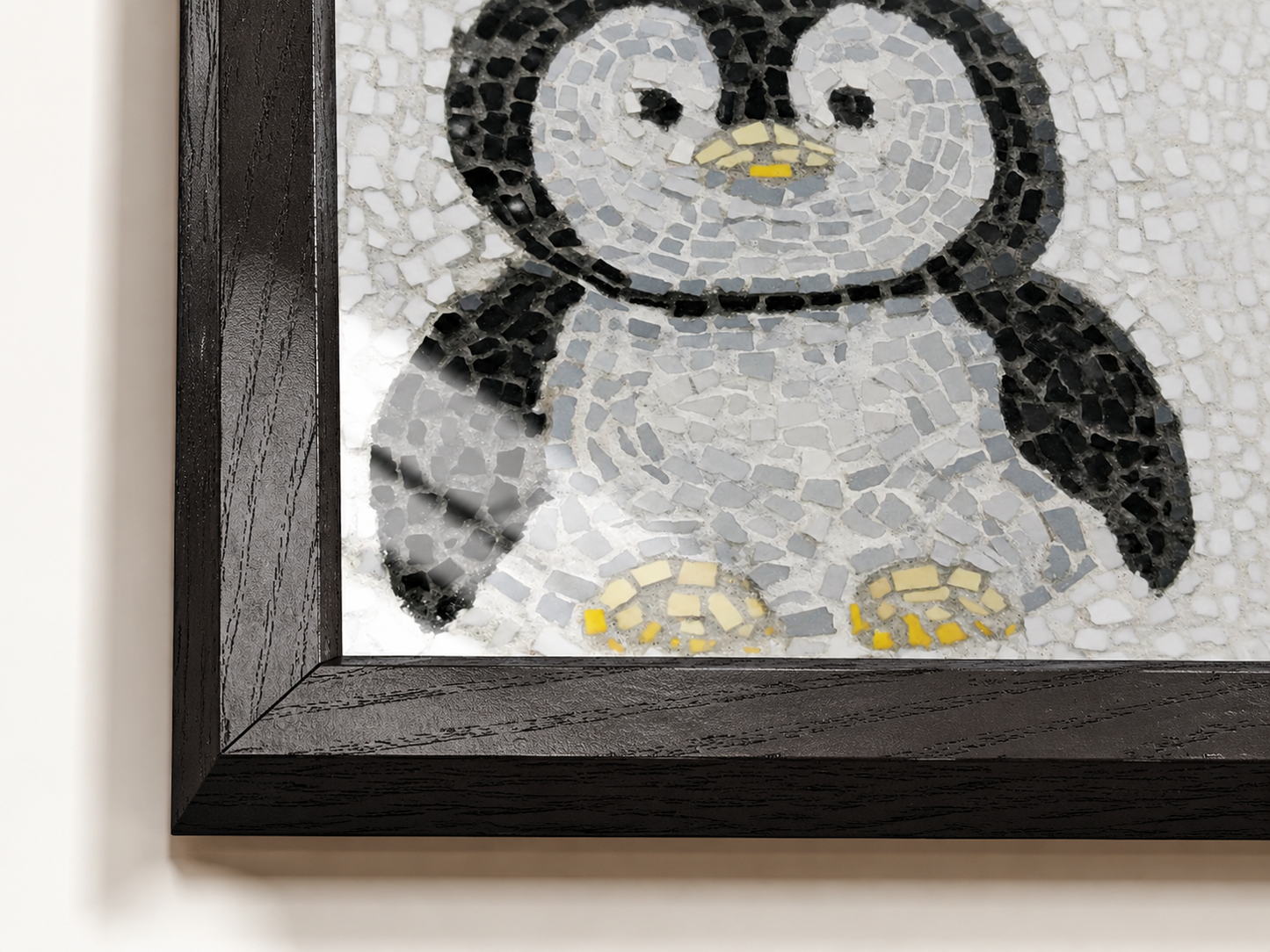 Emperor Pingu Framed Fine Art Poster | Penguin Wall Art