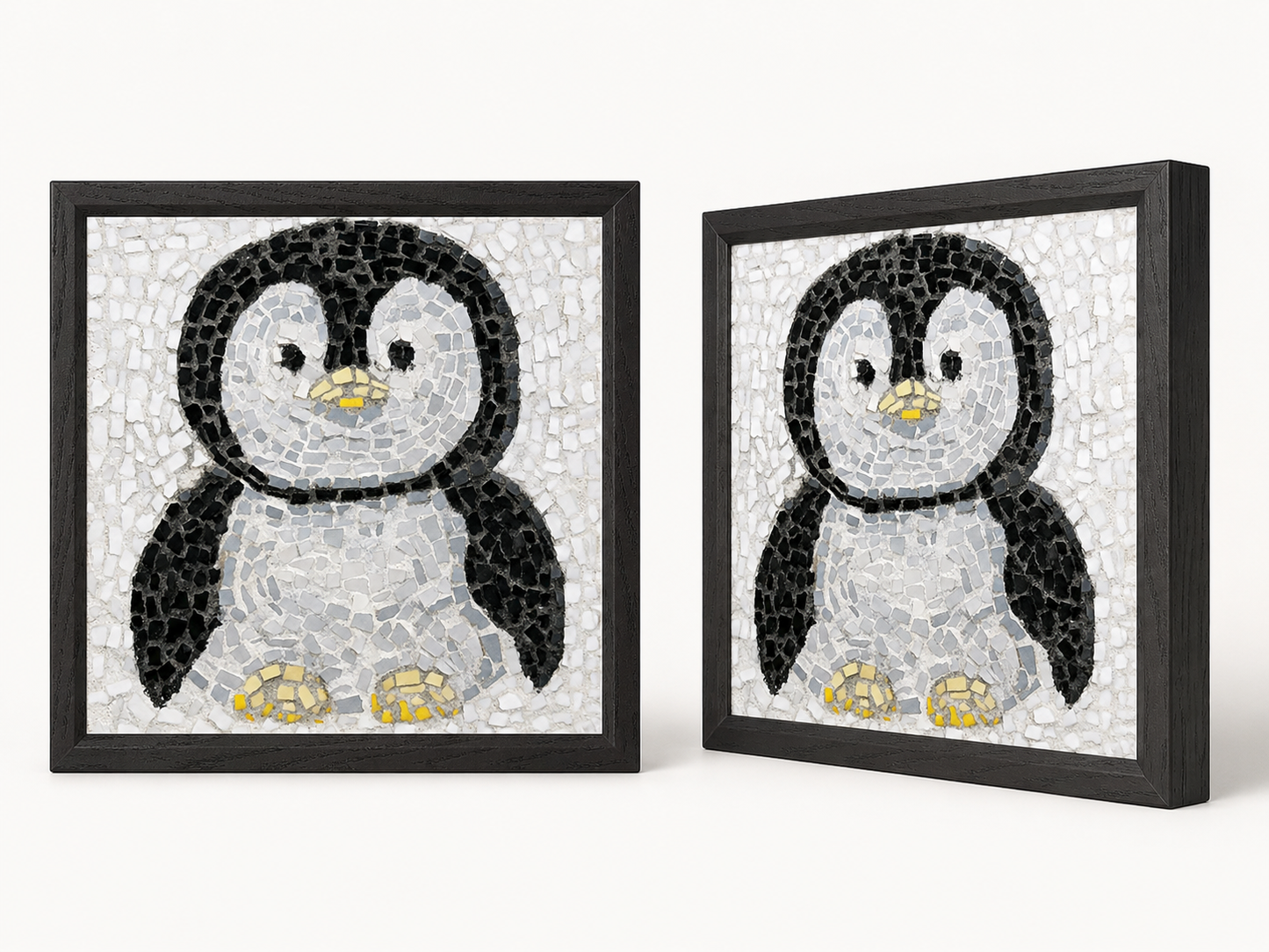 Emperor Pingu Framed Fine Art Poster | Penguin Wall Art