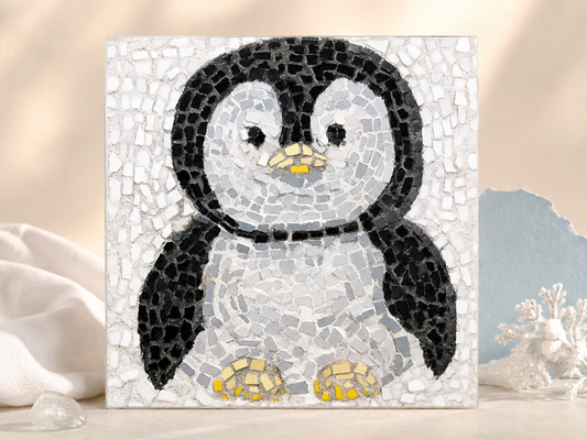 Emperor Pingu Emperor Penguins Mosaic Original Artwork