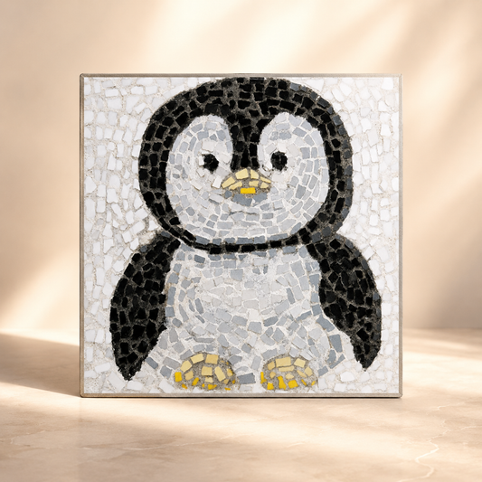 Emperor Pingu Fine Art Poster | Whimsical Penguin Wall Art