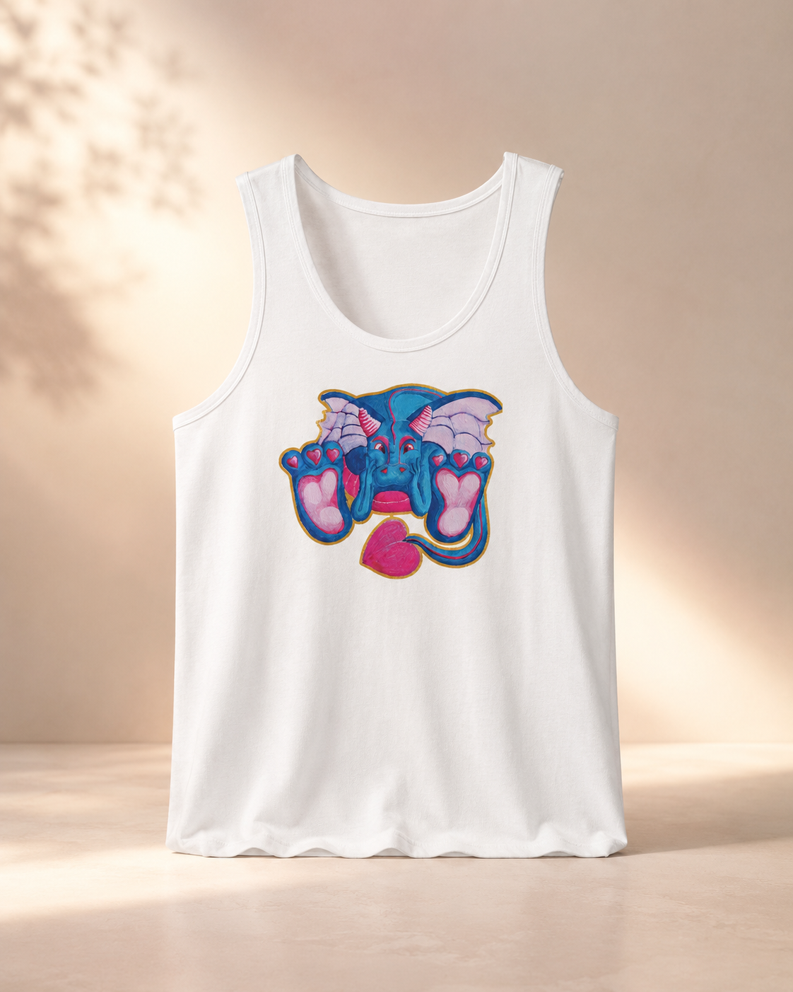 Felix the Love Dragon Unisex Jersey Tank Top