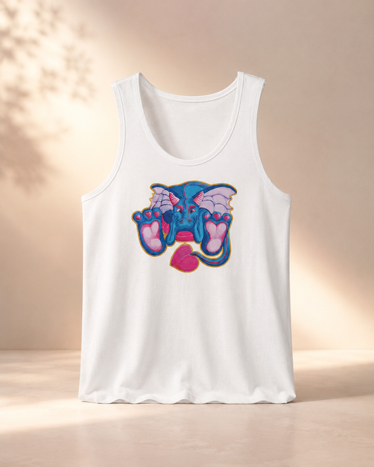 Felix the Love Dragon Unisex Jersey Tank Top