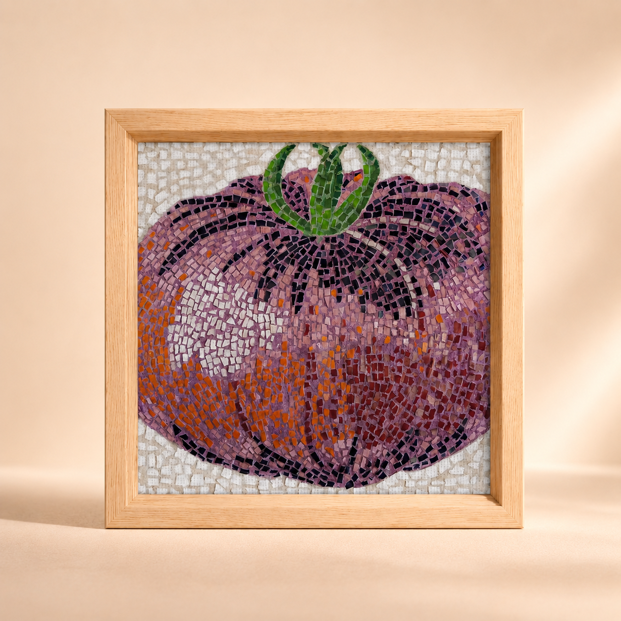 Heirloom Quality Framed Canvas Print | Tomato Mosaic Wall Art