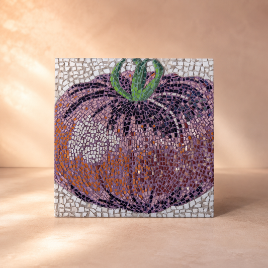 Heirloom Quality Original Mosaic Artwork | 25cm Tomato Mosaic