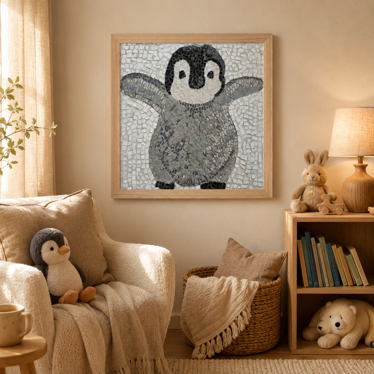 “I’m Coming, Mummy” Framed Fine Art Poster