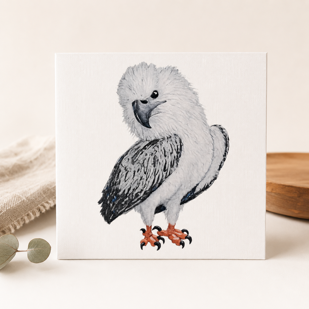 “Just a Lil Nibble" White-bellied Sea Eagle Artwork – Hand-signed Collectible Print