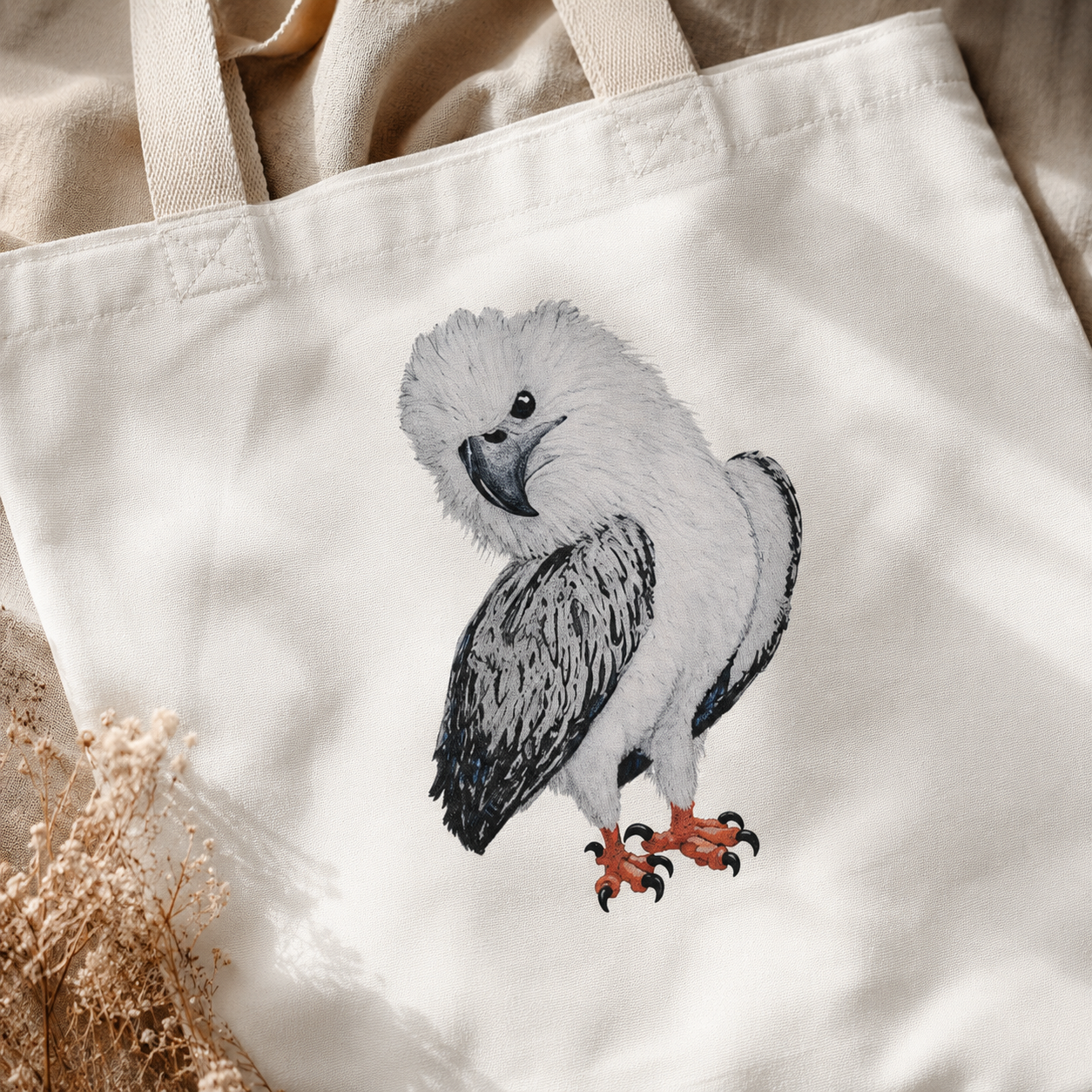 Classic Tote Bag | Useful Everyday Clothing | "Just a Lil Nibble" White-bellied Sea Eagle Artwork