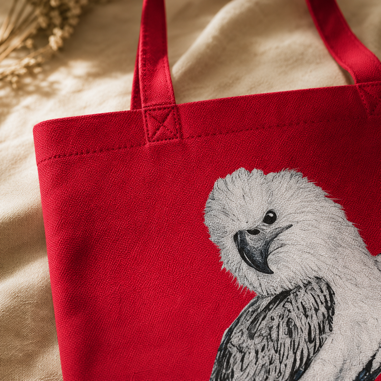 Classic Tote Bag | Useful Everyday Clothing | "Just a Lil Nibble" White-bellied Sea Eagle Artwork