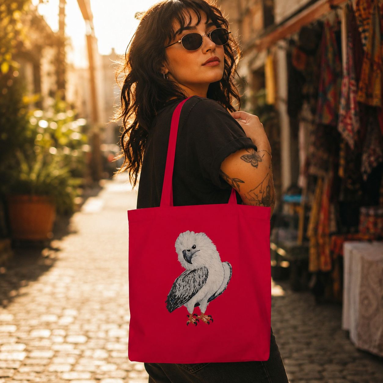 Classic Tote Bag | Useful Everyday Clothing | "Just a Lil Nibble" White-bellied Sea Eagle Artwork