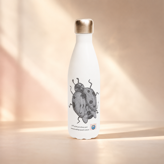 Lady of Ashes 17oz Stainless Steel Water Bottle | Insulated Art Bottle