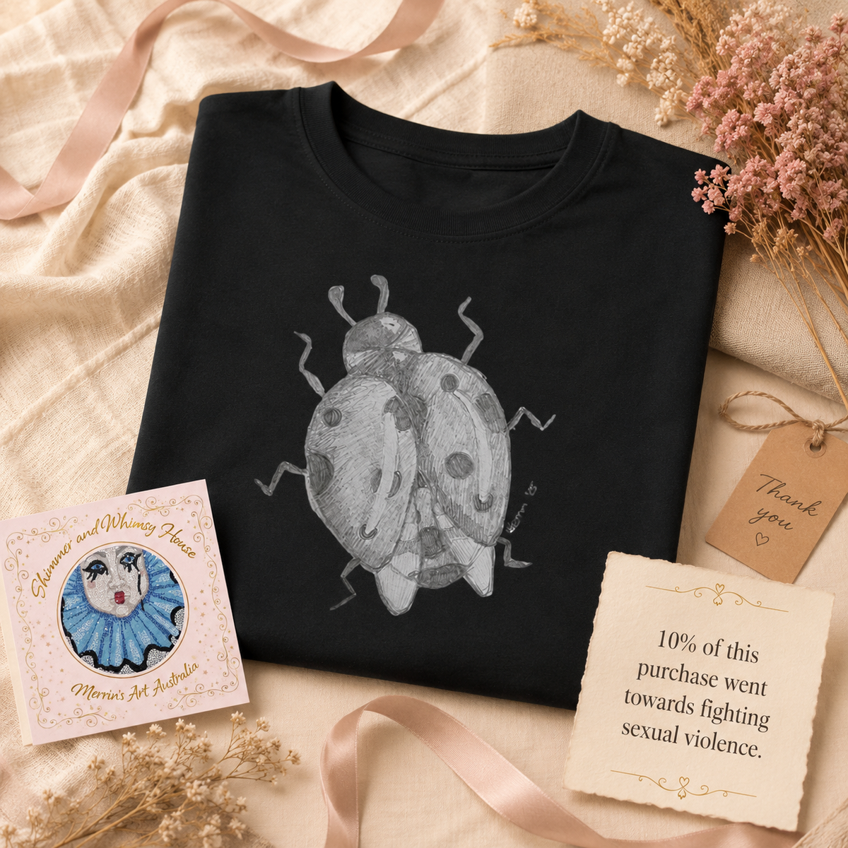 Lady of Ashes Heavyweight Classic Tee | Symbolic Wearable Art