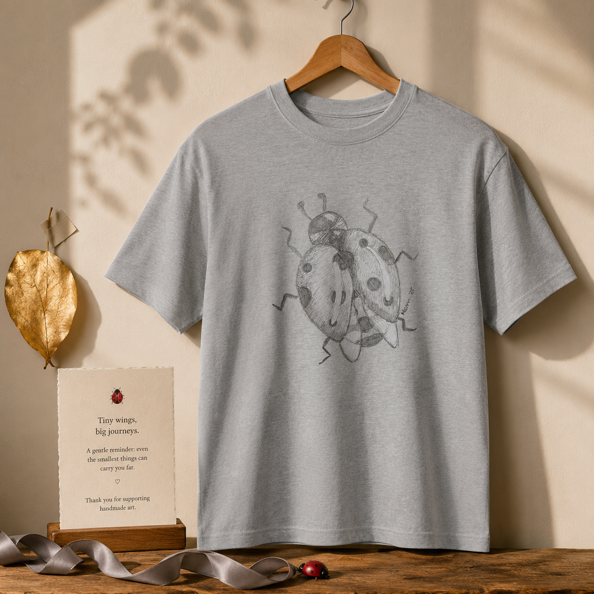 Lady of Ashes Heavyweight Classic Tee | Symbolic Wearable Art