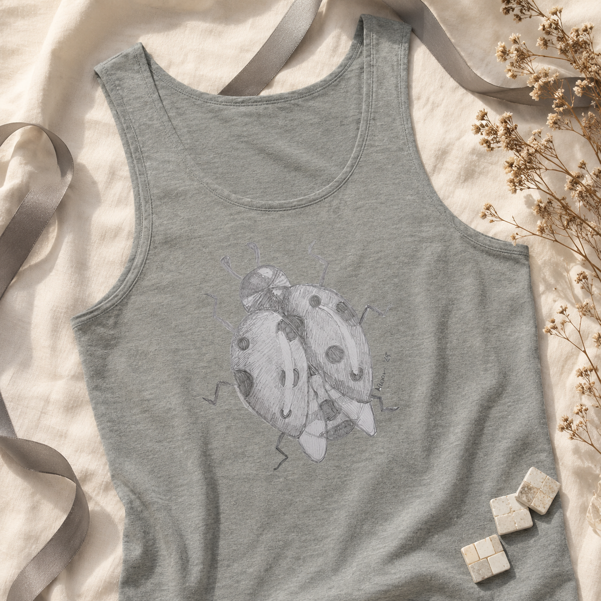 Lady of Ashes Unisex Jersey Tank Top | Symbolic Wearable Art