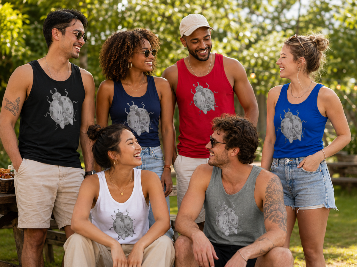Lady of Ashes Unisex Jersey Tank Top | Symbolic Wearable Art