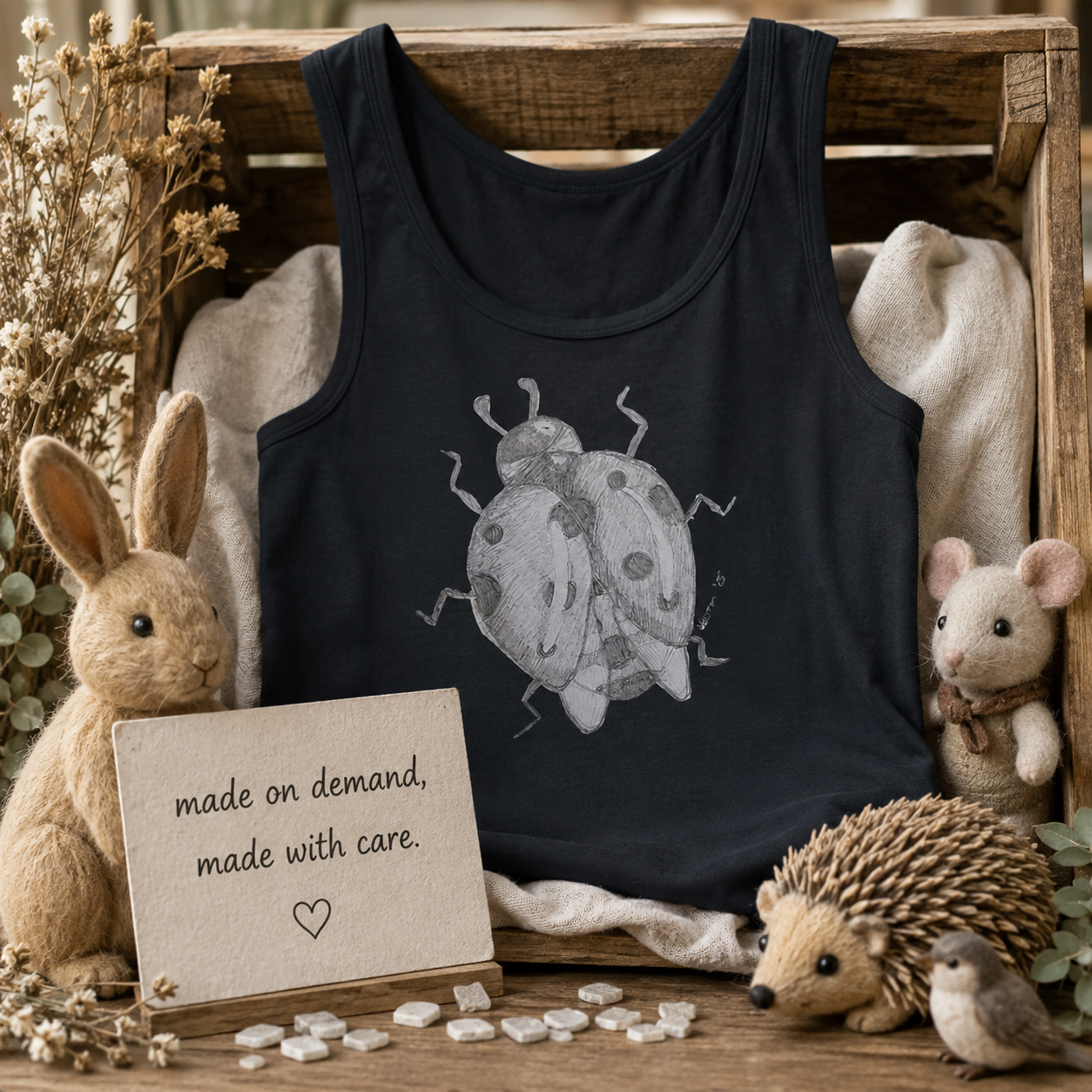 Lady of Ashes Unisex Jersey Tank Top | Symbolic Wearable Art