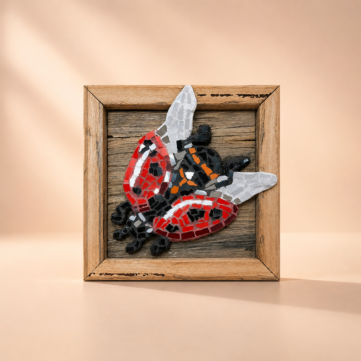 Lady Splendour Ladybug Mosaic Canvas Print