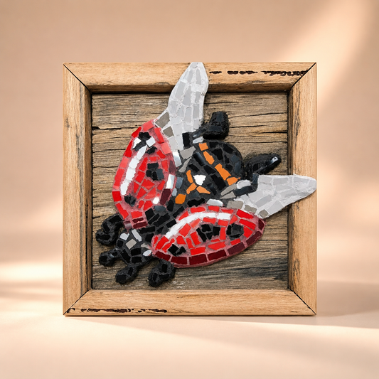 Lady Splendour Ladybug Mosaic – Fine Art Poster