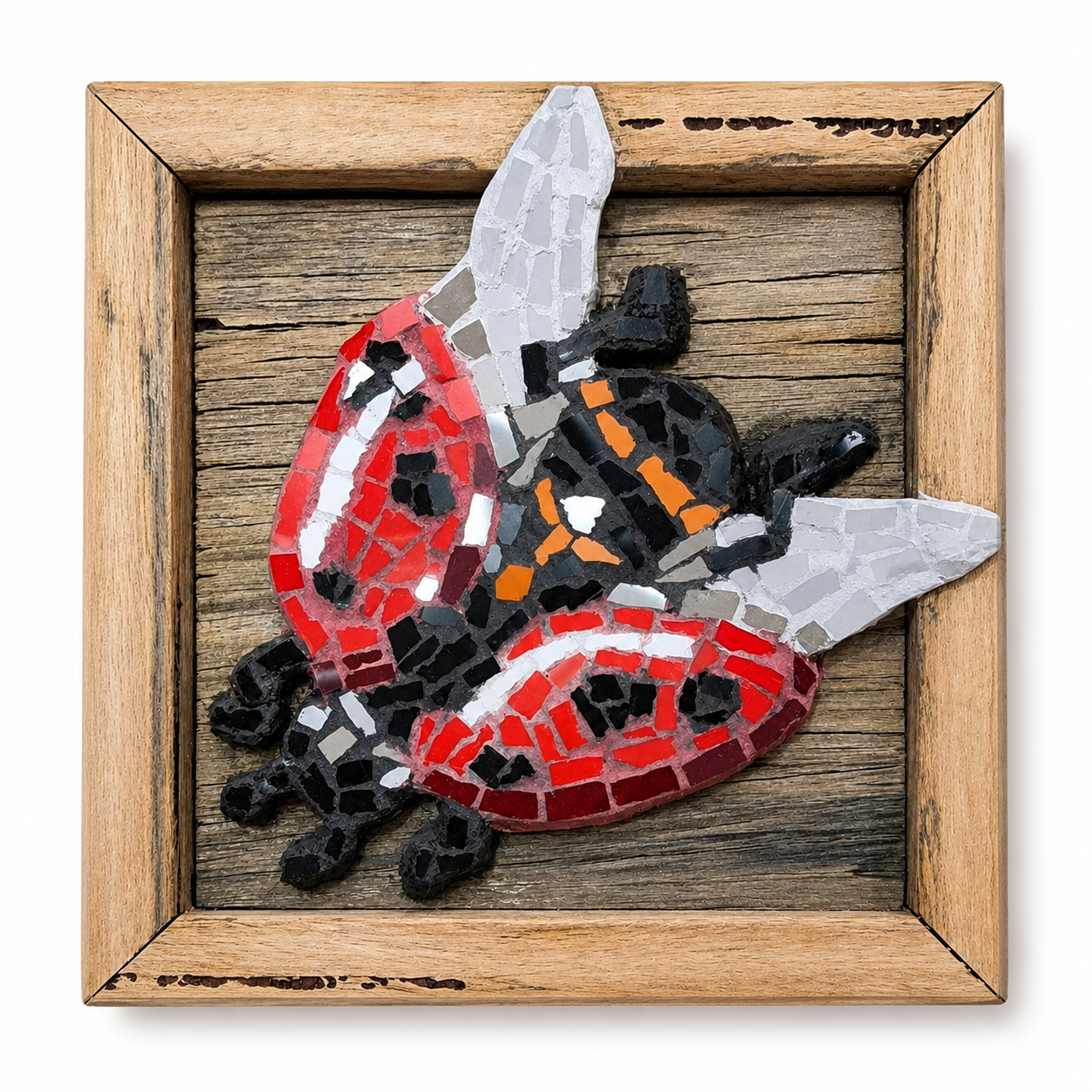 Lady Splendour Ladybug Mosaic – Fine Art Poster