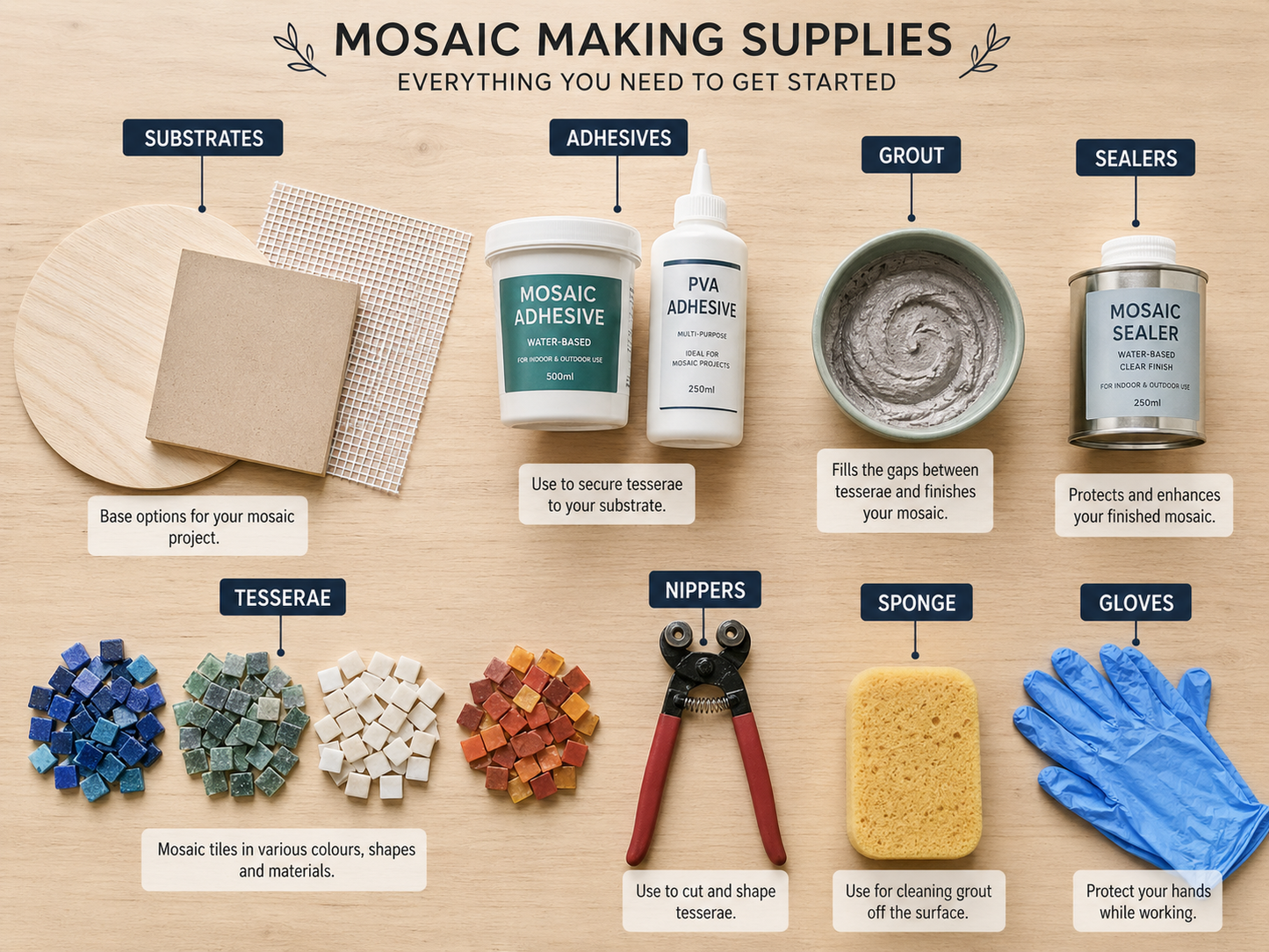 Level 1 Mosaic Masterclass | Complete Beginner Mosaic Course