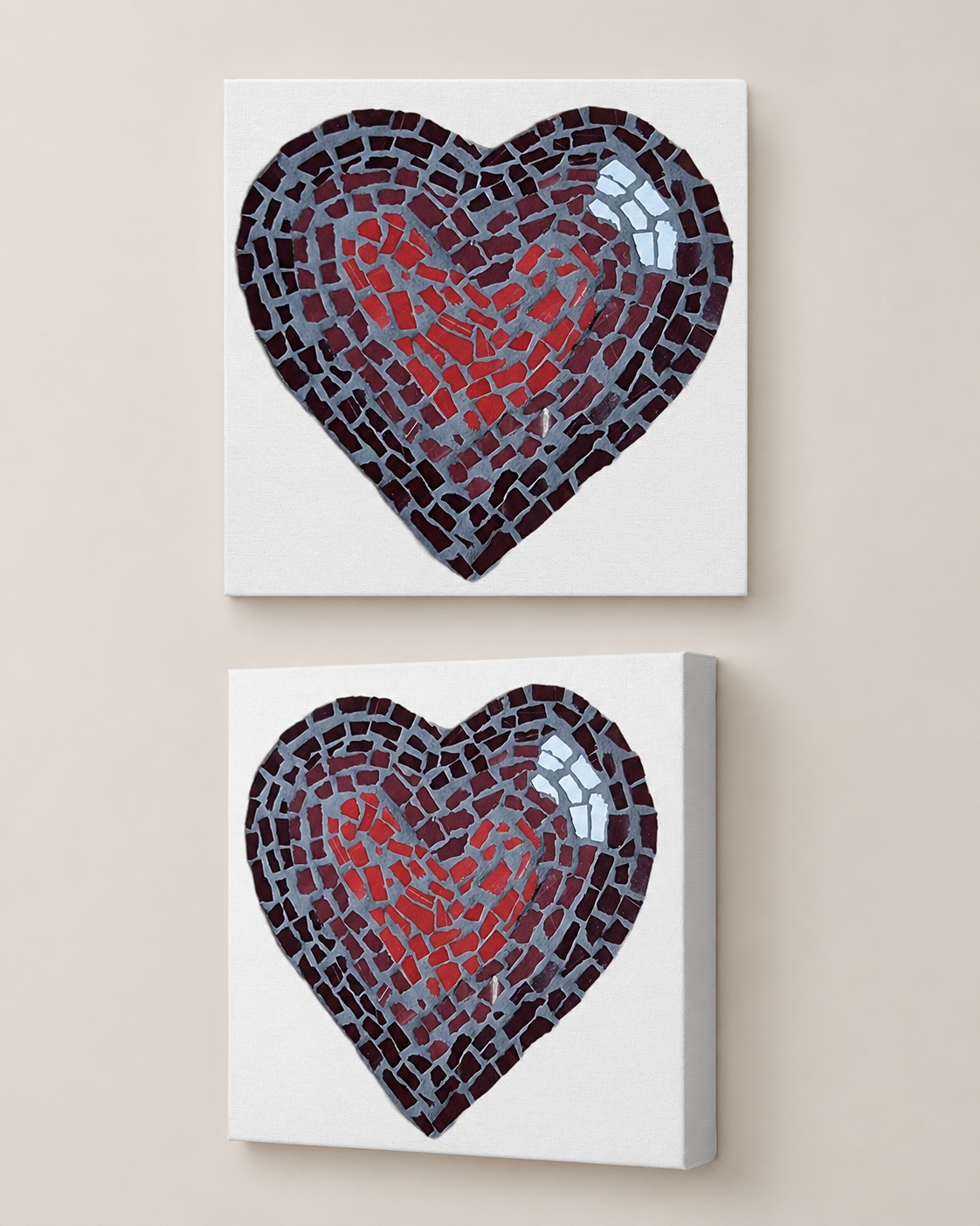 Love Heart Canvas Print | Meaningful Heart Wall Art