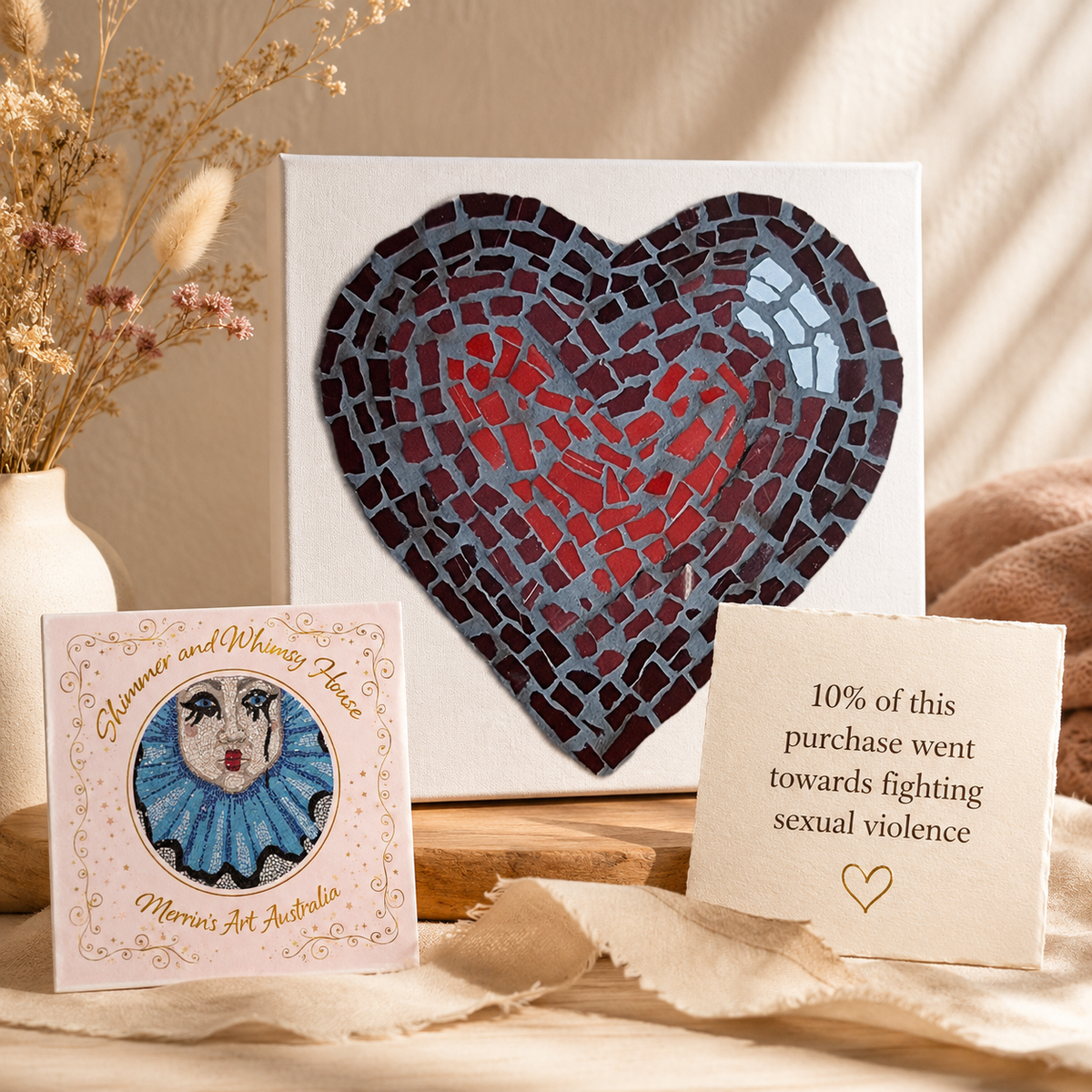 Love Heart Canvas Print | Meaningful Heart Wall Art