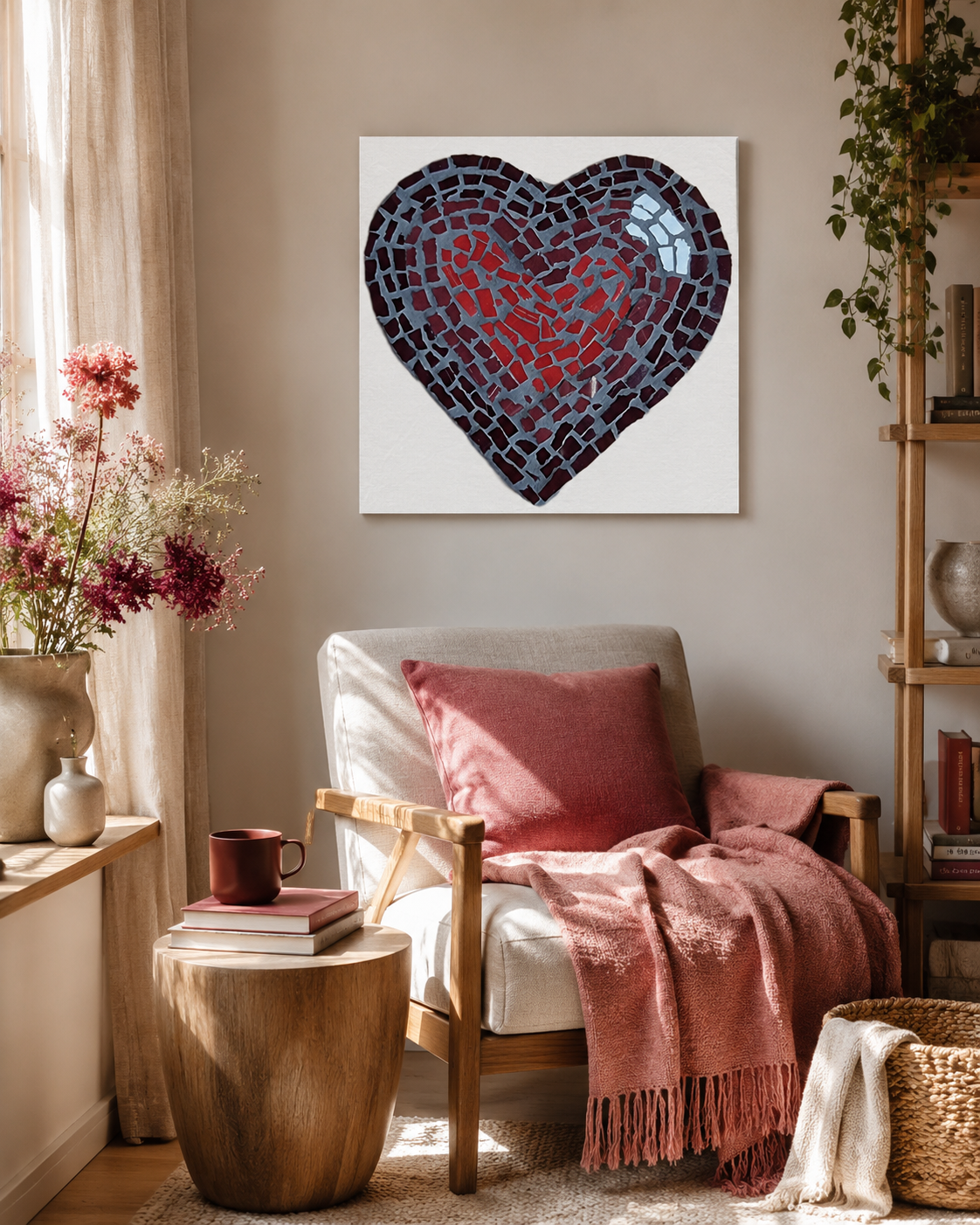Love Heart Canvas Print | Meaningful Heart Wall Art