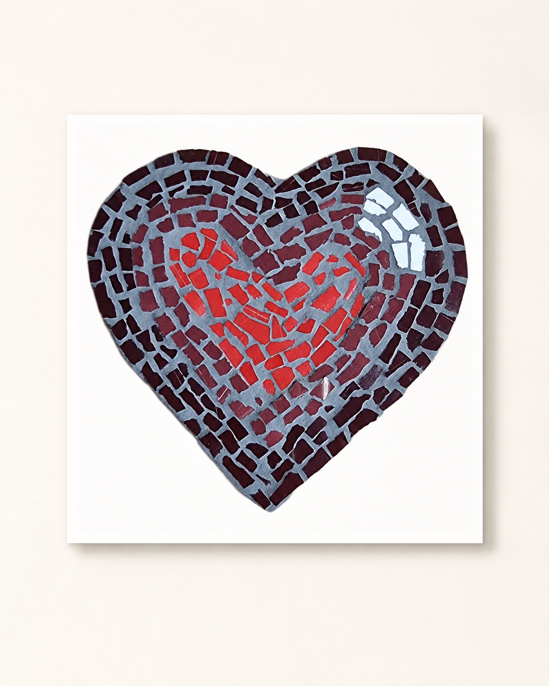 Love Heart Fine Art Poster | Colourful Heart Wall Art Print