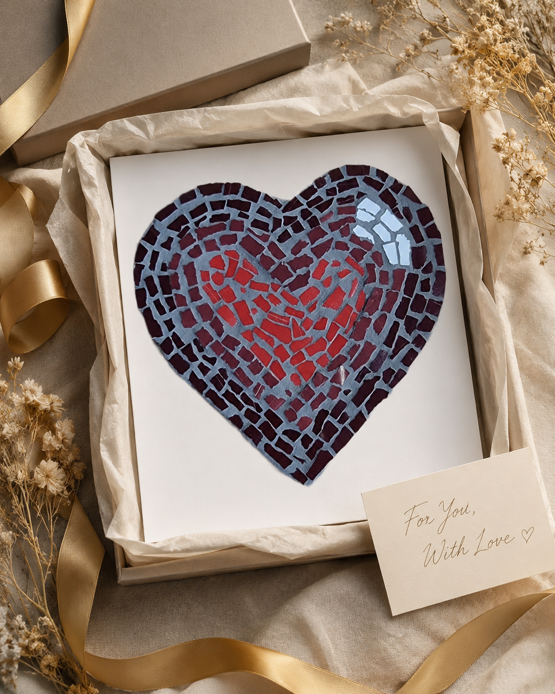 Love Heart Fine Art Poster | Colourful Heart Wall Art Print