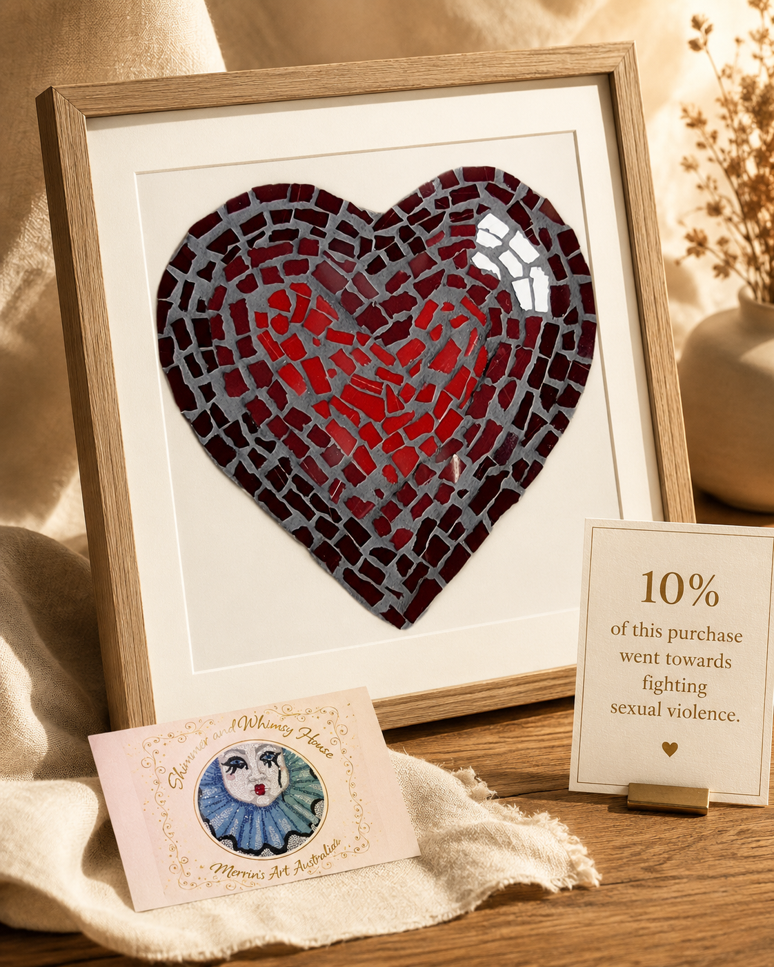 Love Heart Fine Art Poster | Colourful Heart Wall Art Print