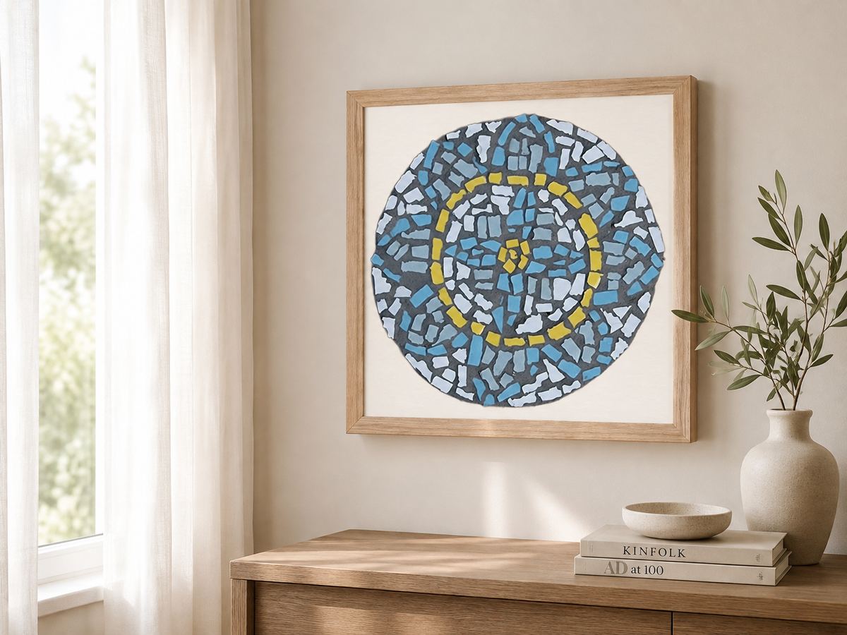 Premium Wooden Framed Poster With Museum-Quality Matte Paper | Mandala Coaster