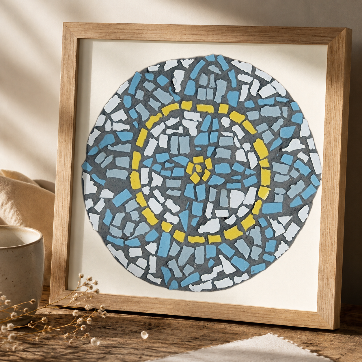 Premium Wooden Framed Poster With Museum-Quality Matte Paper | Mandala Coaster