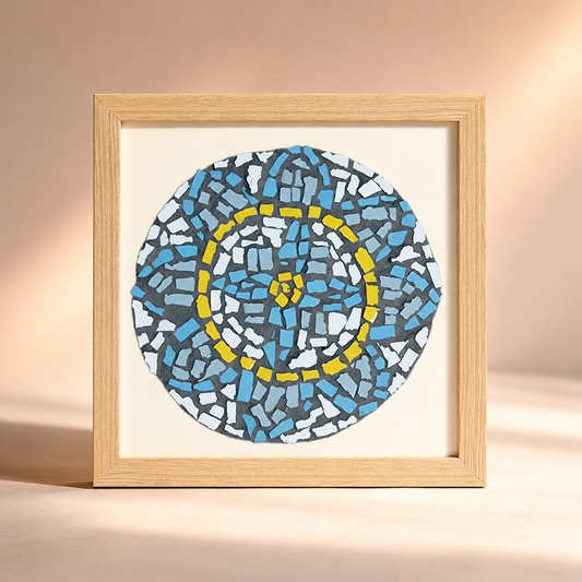 Premium Wooden Framed Poster With Museum-Quality Matte Paper | Mandala Coaster