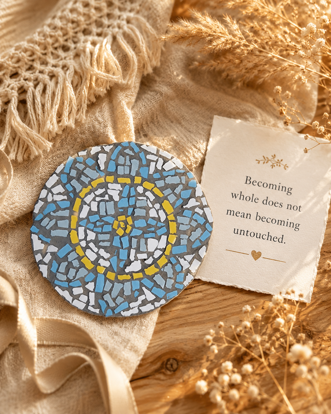 Mandala Coasters Physical Kit — Set of 2
