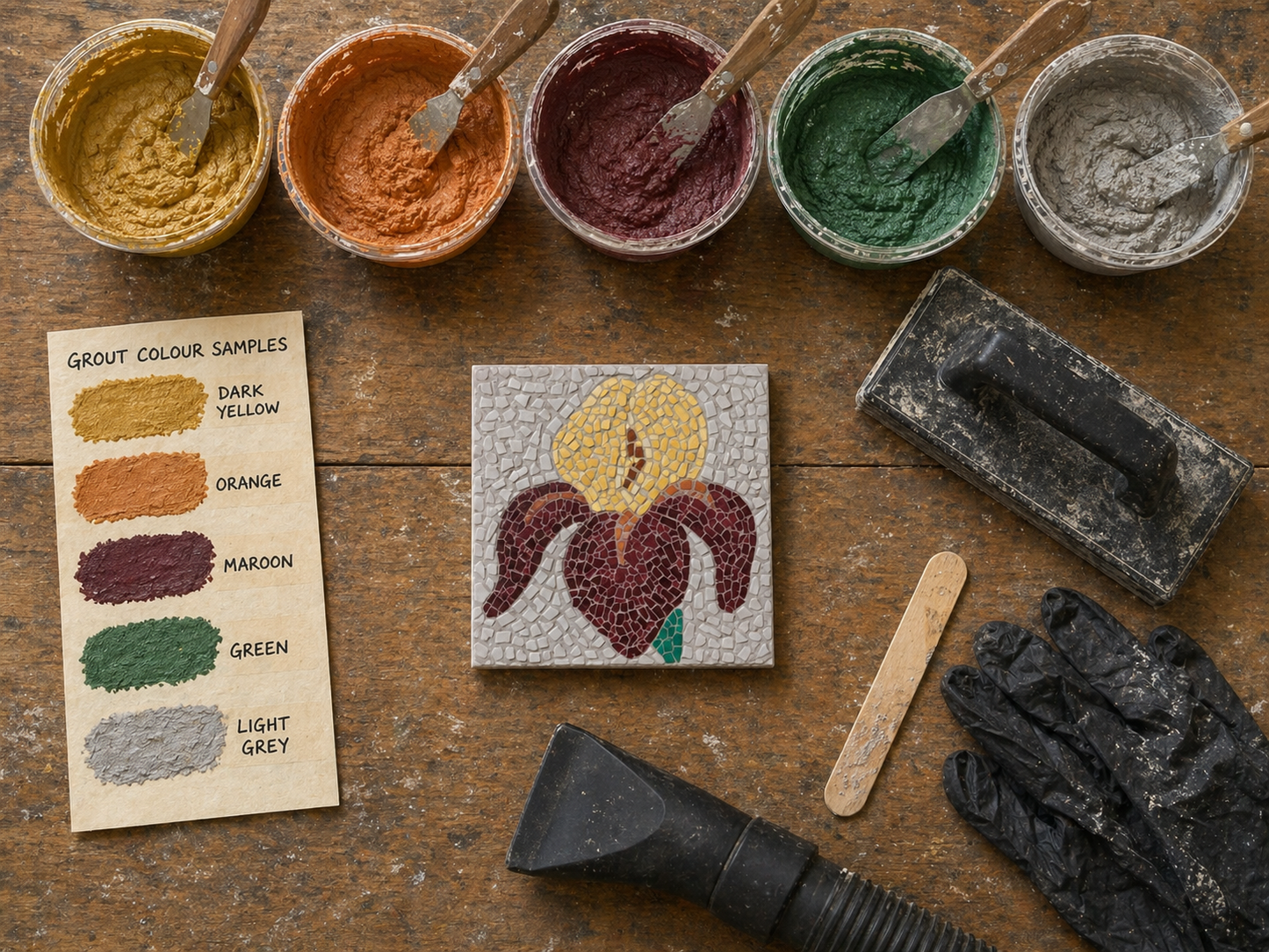 Multi-Coloured Grout MasterClass | Painterly Mosaic Grout Techniques