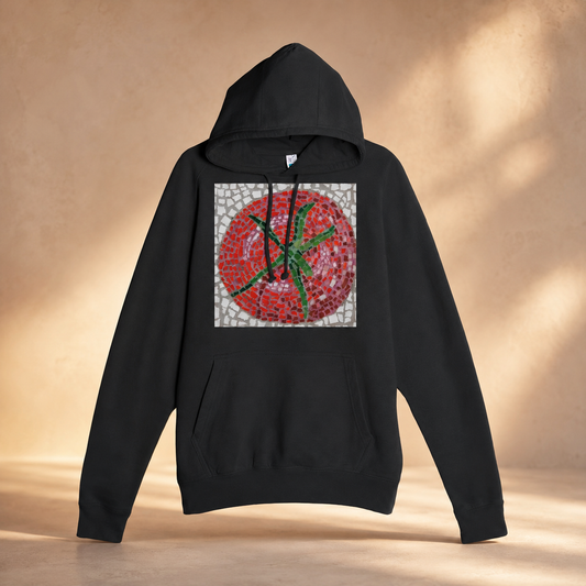 Premium Unisex Pullover Hoodie | Perfectly Ripe Tomato Mosaic