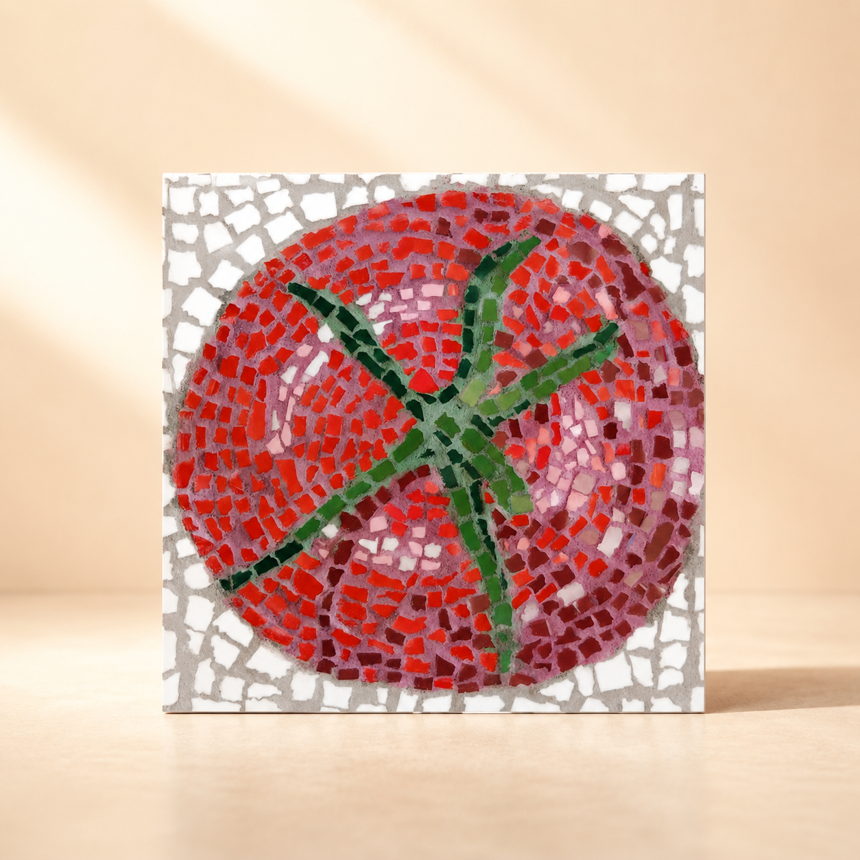 Perfectly Ripe Fine Art Poster | Tomato Mosaic Wall Art