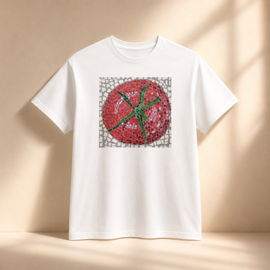 Perfectly Ripe Ultra Cotton Tee | Tomato Mosaic Art Shirt