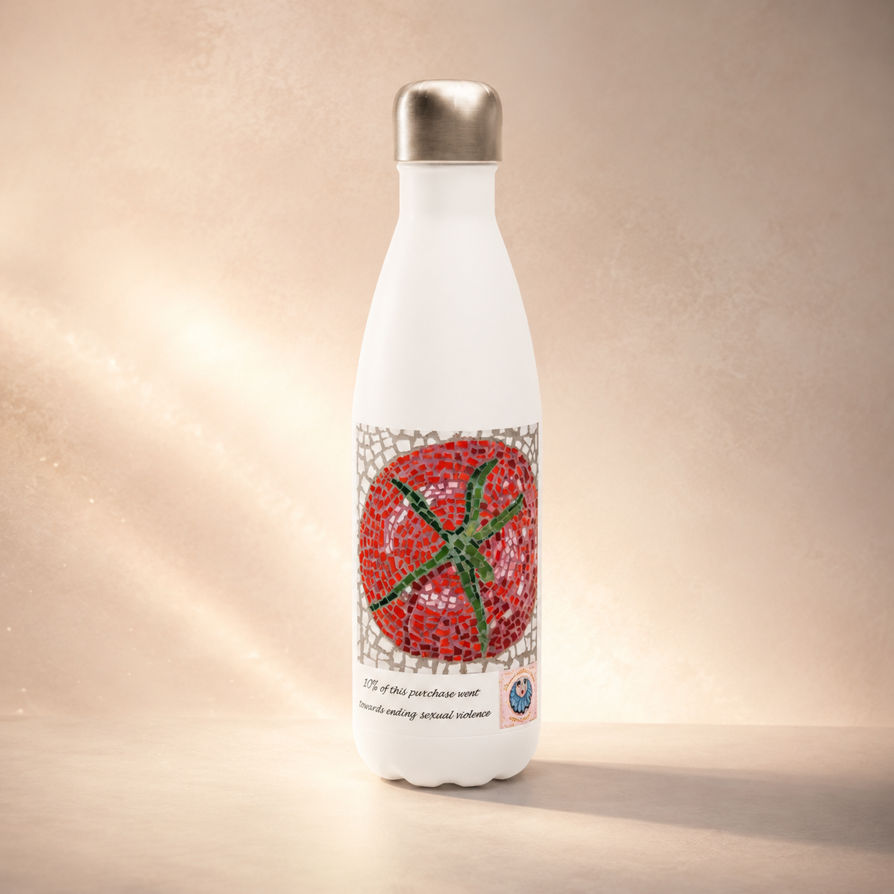 Perfectly Ripe Stainless Steel Water Bottle 17oz